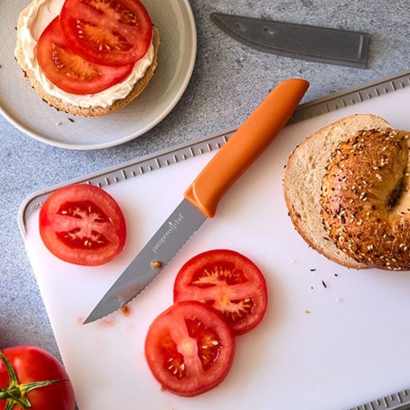 Pampered Chef Kitchen New Pampered Chef Coated Tomato Knife Poshmark